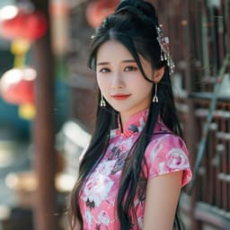 A girl who speaks Tang poetry