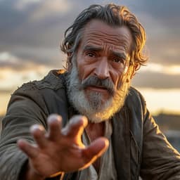 anciano voz de reflexion