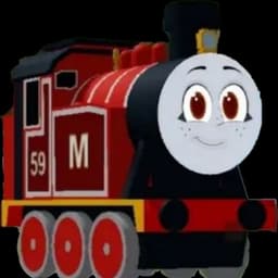 Mónica La Locomotora Roja Número 59