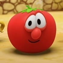 Bob the tomato from the veggietales show 
