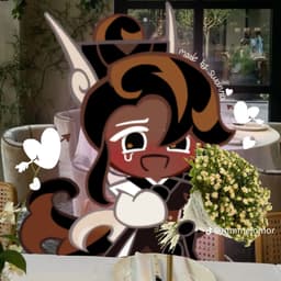 Caramel arrow cookie