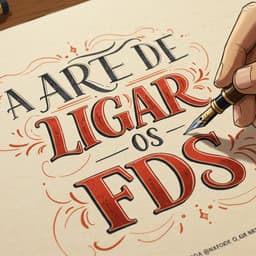 a arte de ligar o fds