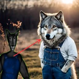 Dark Fairy Tale Wolf