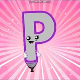 Uppercase P (P pencil)