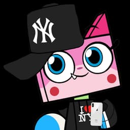 Unikitty with I love NY Hoodile