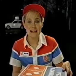 Domino's Woman From Retro 1984 - Fast Food Ads