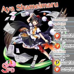 Aya Shameimaru (Touhou LostWord)