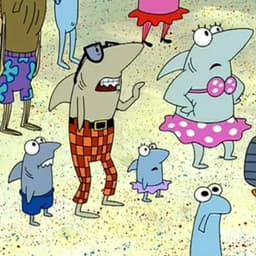 THERE ARE SHARKS IN THERE!!!