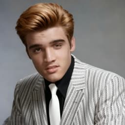 Young Elvis Presley- (R) Train MTA