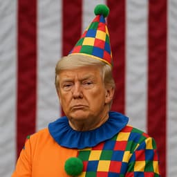 عادل امام بصورت ترامب